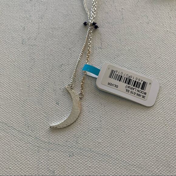 Shiraleah x Anthropologie | Silver Moon Lariat Boho Style Necklace - Picture 5 of 6